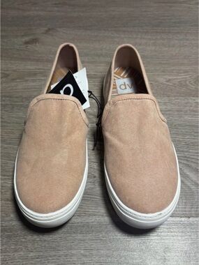 DV by Slip-On Loafers in Blush Pink Suede